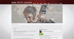 Desktop Screenshot of annemetteiversen.com